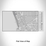 Hermosa Beach Map 17oz Insulated Bottle in Stainless Steel