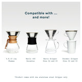 RJ3 Stainless Steel Coffee Filter - Silver