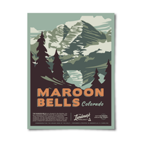 Maroon Bells - 12x16 Poster