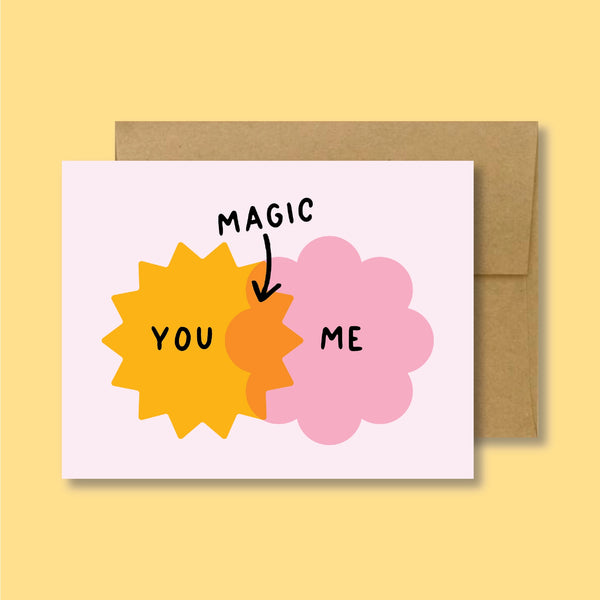 You + Me = Magic Card ♡ Greeting Card