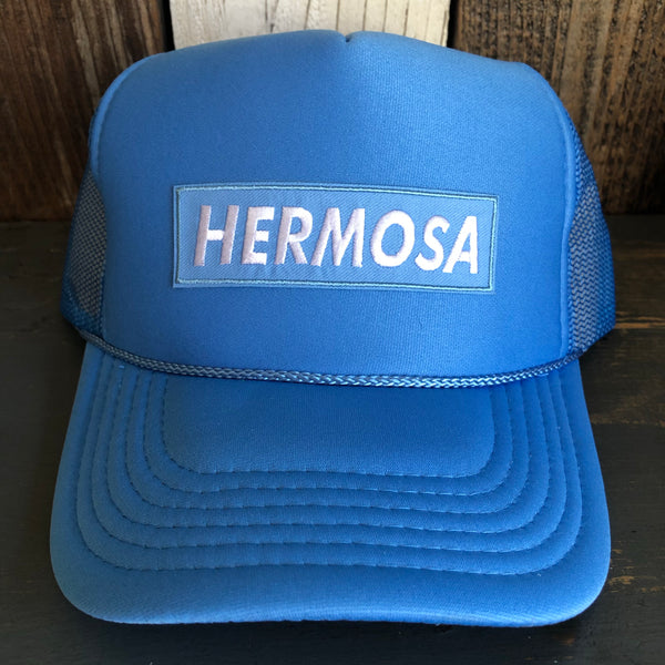 Hermosa Beach SUPREME HERMOSA (patch center) Trucker Hat - Col. Blue