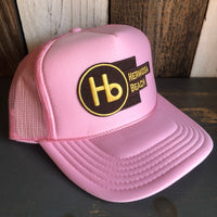 Hermosa Beach THE NEW STYLE High Crown Trucker Hat - Pink
