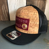 Hermosa Beach WELCOME SIGN Premium Cork Trucker Hat - (Black/Cork)