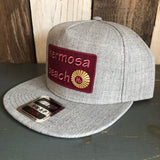 Hermosa Beach WELCOME SIGN Premium 5-Panel Mid Profile Snapback Hat - Grey