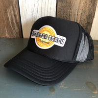 Hermosa Beach HIGH HEAT High Crown Trucker Hat - Black