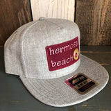 Hermosa Beach WELCOME SIGN Premium 5-Panel Mid Profile Snapback Hat - Grey