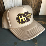 Hermosa Beach THE NEW STYLE High Crown Trucker Hat - Khaki