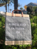 HERMOSA BEACH: City Series - Short Handle Market Bag in COOL GREY (TYPE: BD-ML03N-OS)