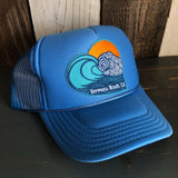 Hermosa Beach TUBULAR High Crown Trucker Hat - Col. Blue