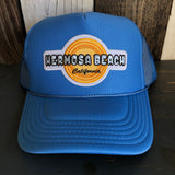 Hermosa Beach HIGH HEAT Trucker Hat - Col. Blue