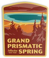 Grand Prismatic Spring Sticker