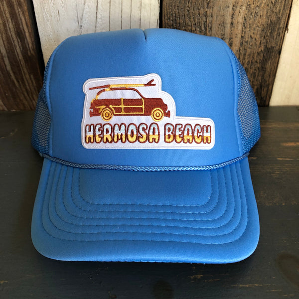 Hermosa Beach WOODIE Trucker Hat - Col. Blue