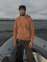 Salmon Corduroy Polo Hat - Navy