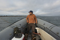 Salmon Corduroy Polo Hat - Navy
