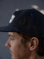 Whale Patch Corduroy Hat - Charcoal